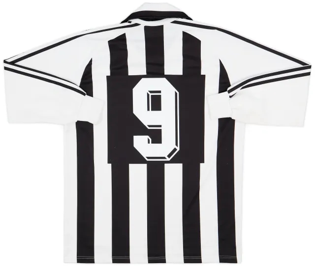 adidas 1991-92 Udinese Home L/S Shirt #9 - 7/10 - (M)