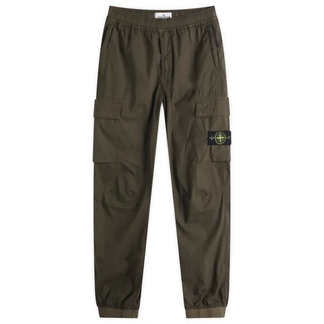 Stone Island Men's Tela Paracadute Cargo Pants Military Green
