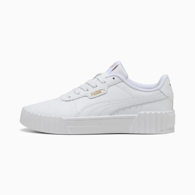 PUMA Carina 3.0 Sneakers Youth, White/Gold