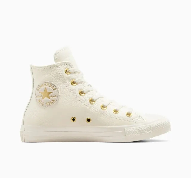 Converse all star hi trainers in off-white multi