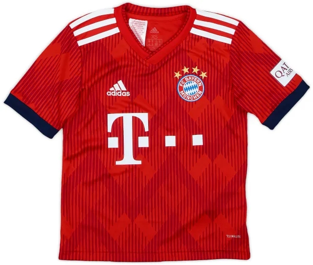 adidas 2018-19 Bayern Munich Home Shirt - 9/10 - (XS.Boys)