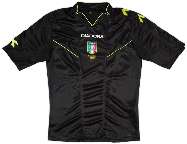 2013-14 Italy Diadora Referee Shirt - 6/10 - (M)
