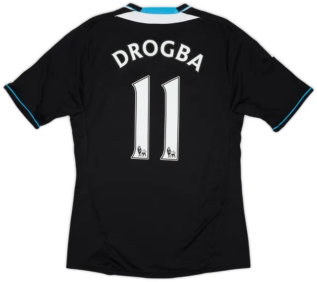 adidas 2011-12 Chelsea Away Shirt Drogba #11 - 9/10 - (S)