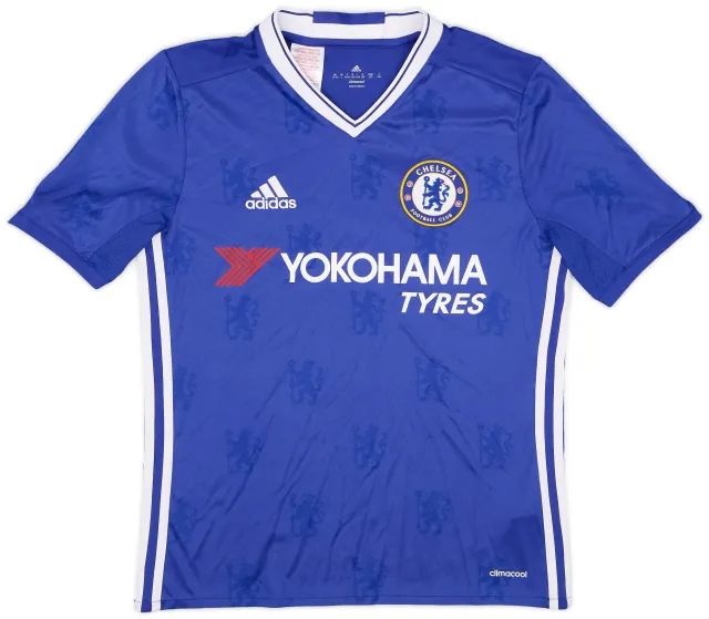 adidas 2016-17 Chelsea Home Shirt - 8/10 - (L.Boys)
