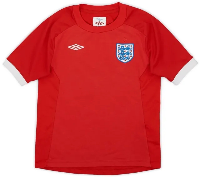 Umbro 2010-11 England Away Shirt - 8/10 - (6-7 Years)