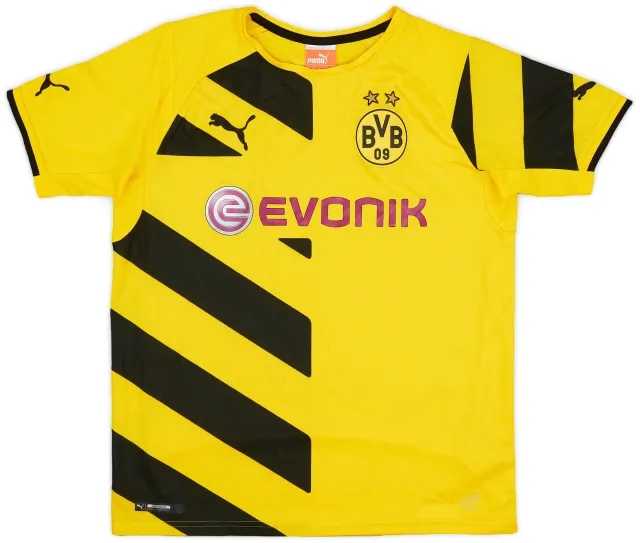 Puma 2014-15 Borussia Dortmund Home Shirt - 7/10 - (XL.Boys)
