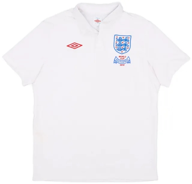 Umbro 2009-10 England 'South Africa' Home Shirt - 7/10 - (L)