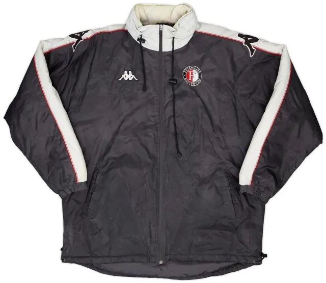 2001-02 Feyenoord Kappa Padded Bench Coat - 6/10 - (XXL)