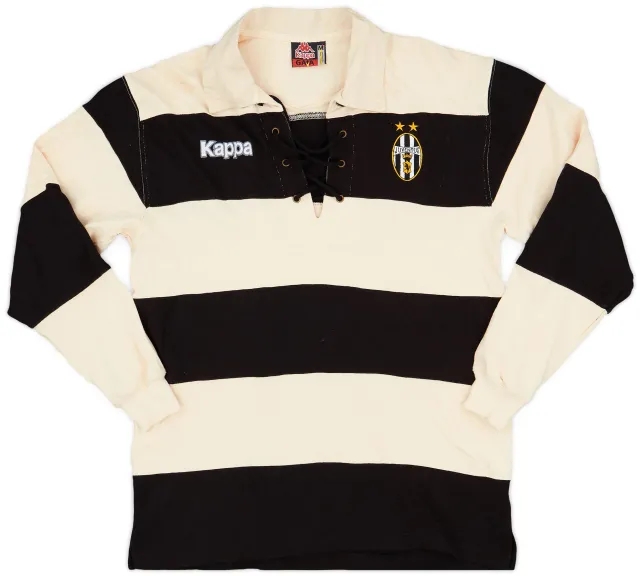 1997-98 Juventus Kappa Laced Polo L/S Shirt - 5/10 - (M)
