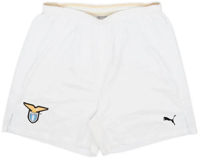 Puma 2009-10 Lazio Home Shorts - 9/10 - (L)