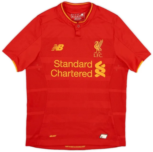 NewBalance 2016-17 Liverpool Home Shirt - 9/10 - (M.Boys)