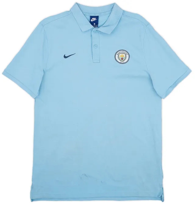 2017-18 Manchester City Nike Polo Shirt - 6/10 - (L)