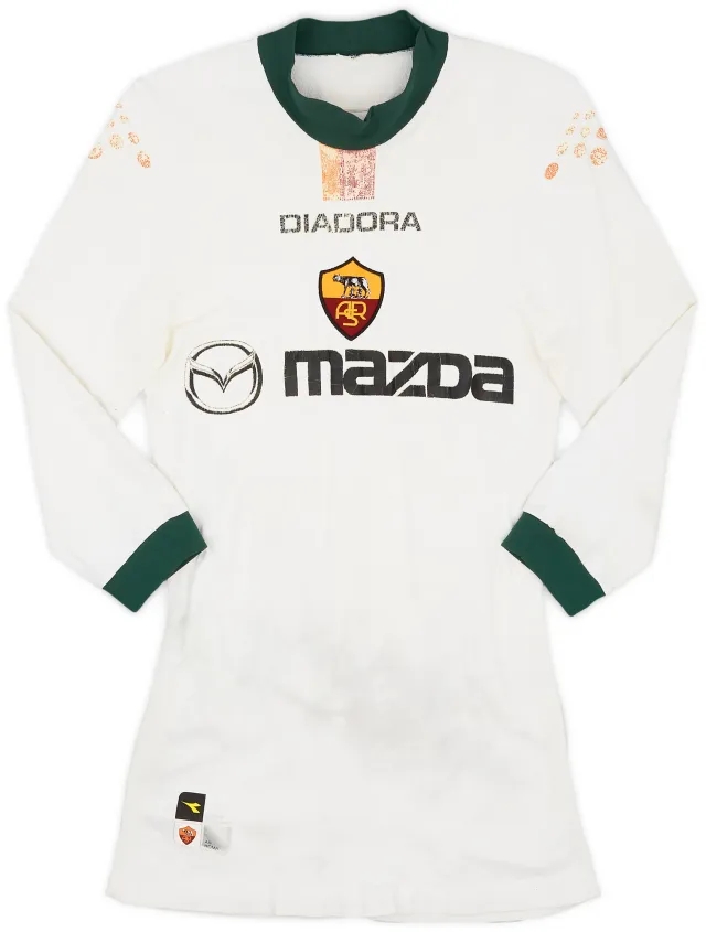 Diadora 2004-05 Roma European Away L/S Shirt - 5/10 - (S)