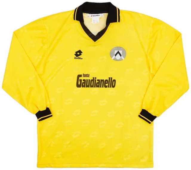Lotto 1992-93 Udinese Match Worn Away L/S Shirt #6 (Mandorlini)