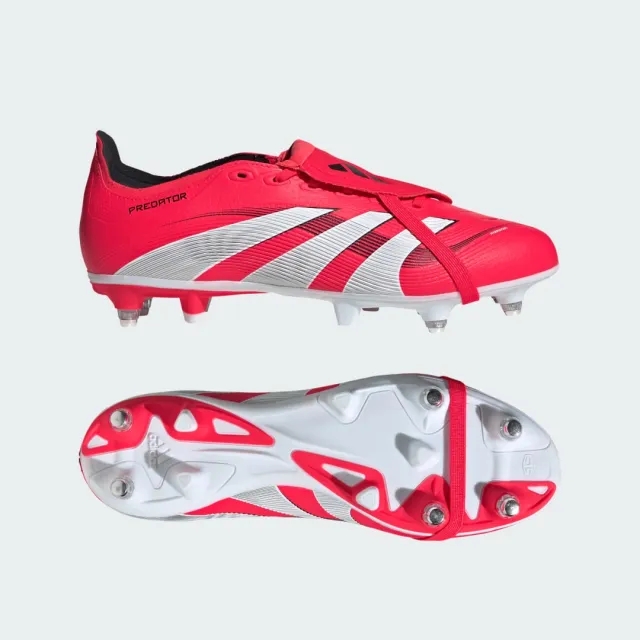 Adidas Predator League Fold-Over Tongue Sg Pure Victory - Lucid Red/Footwear White/Core Black - ['Red']