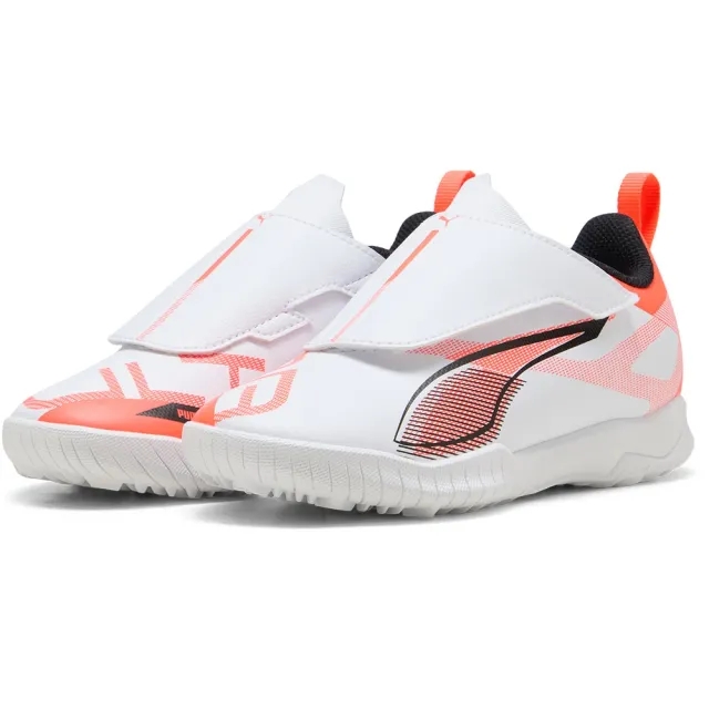 Puma Ultra 5 Play Velcro Tt Unlimited - Puma White/Puma Black/Glowing Red Kids - ['White']