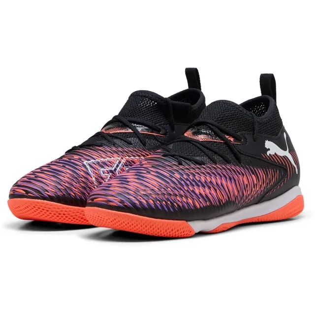 Puma Future 8 Match + Mid It Unlimited - Puma Black/Puma White/Glowing Red Kids - ['Black']