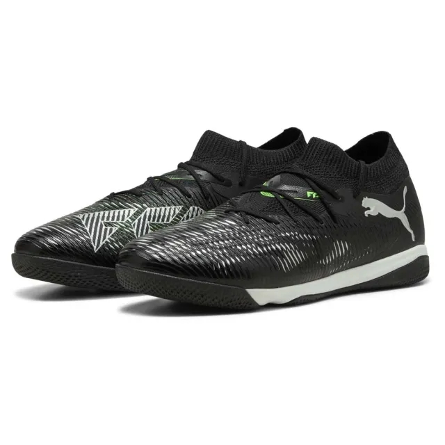 Puma Future 8 Match It Eclipse - Puma Black/Cool Light Gray/Fluo Green - ['Black']