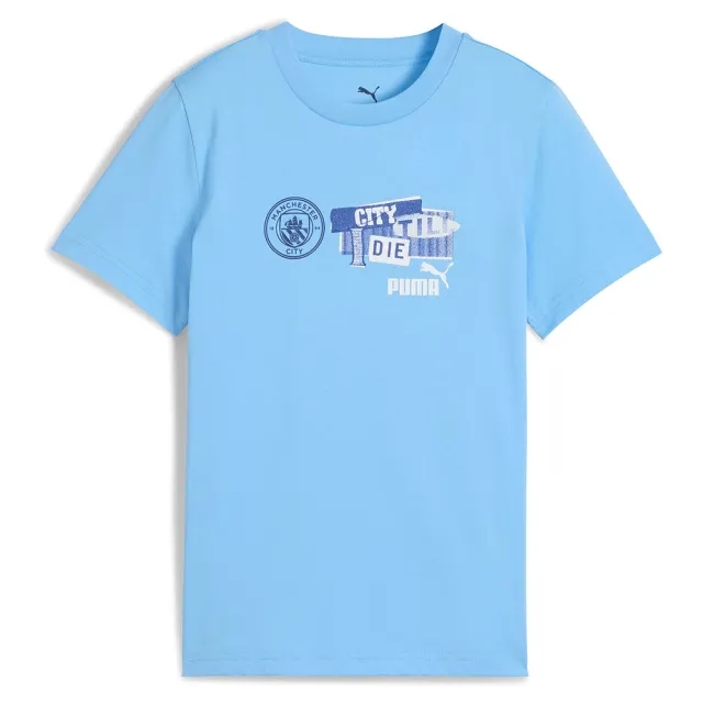 PUMA Manchester City Ftblnrgy T-Shirt Youth, Light Blue
