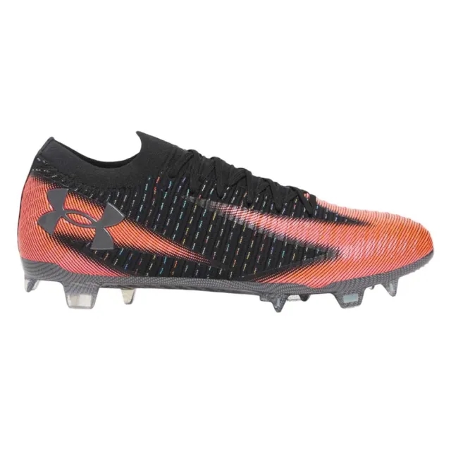 Under Armour  Shadow Elite 3 FG Men's Soccer Cleats Black / Ares Red / Metallic Gun Metal 7.5