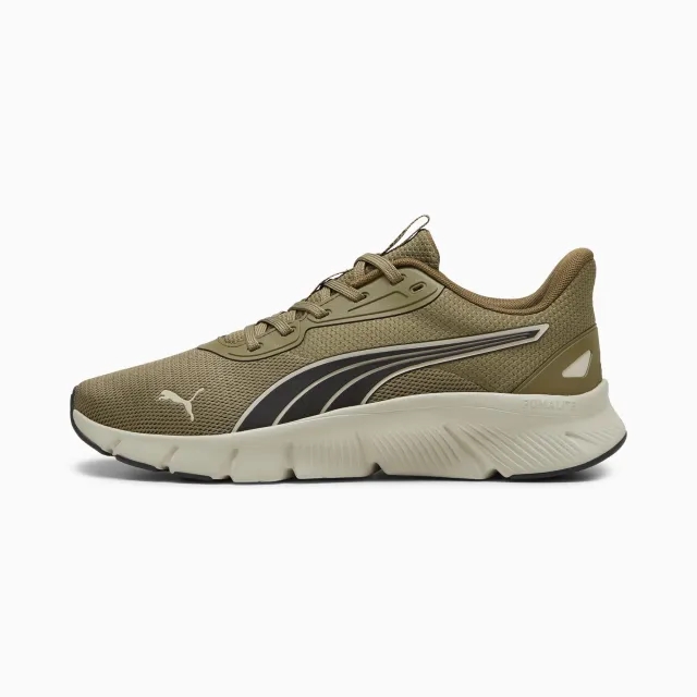 PUMA Flexfocus Lite Modern Running Shoes Unisex, Olive/Desert Dust