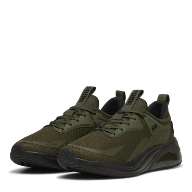 PUMA Cell Thrill Running Shoes Unisex, Dark Olive/Black