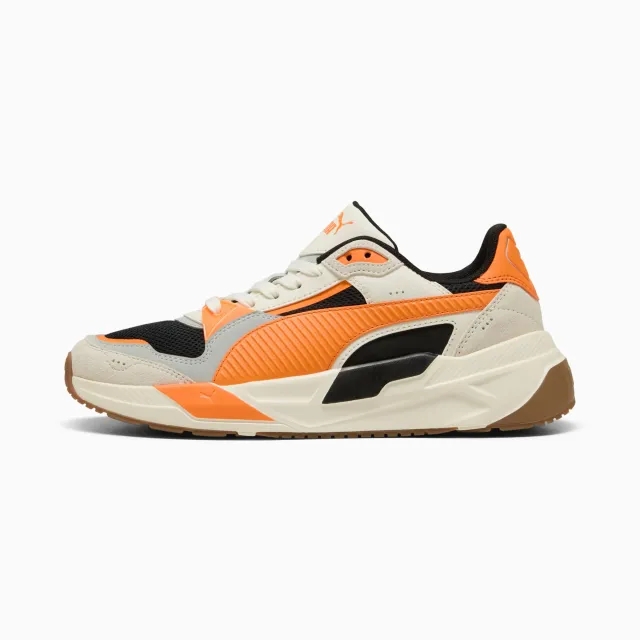PUMA Trinity 2 Sneakers Unisex, Black/Orange Glo/Warm White