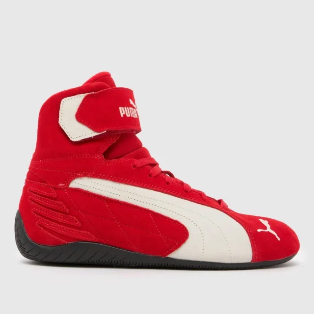 PUMA SpeedCat Mid Sneakers Unisex, For All Time Red/Warm White
