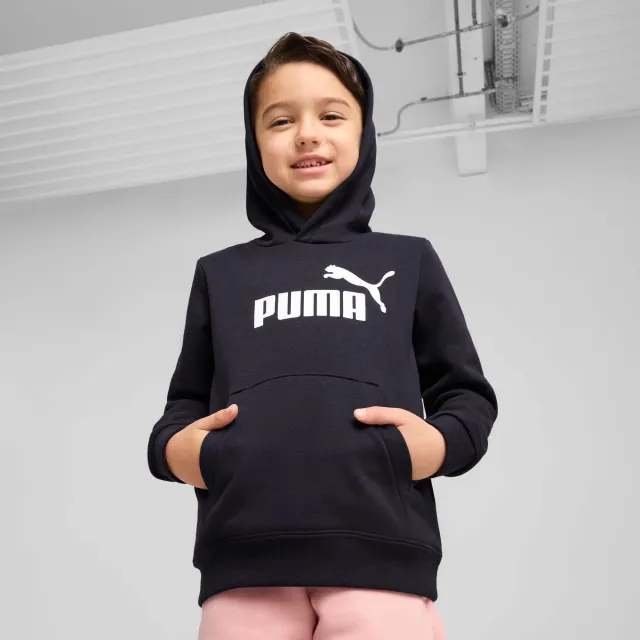 PUMA Ess No. 1 Logo Fleece Hoodie Kids, Dark Blue