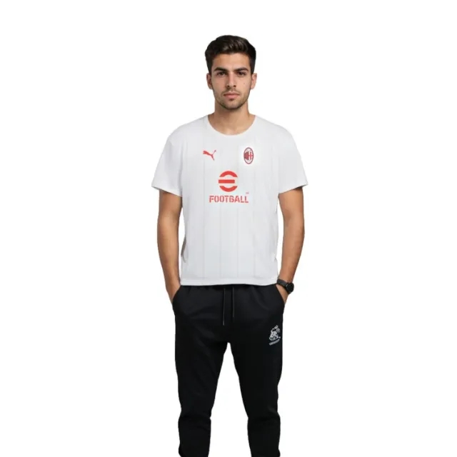 PUMA AC Milan Pre-Match Jersey Men, White/Putty