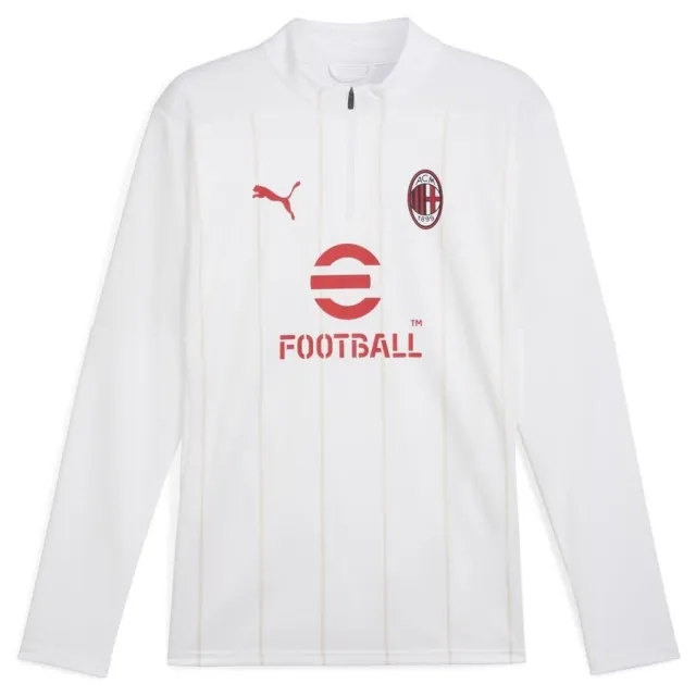 Acm Prematch 1/4 Zip Top Puma White-Putty - ['White']
