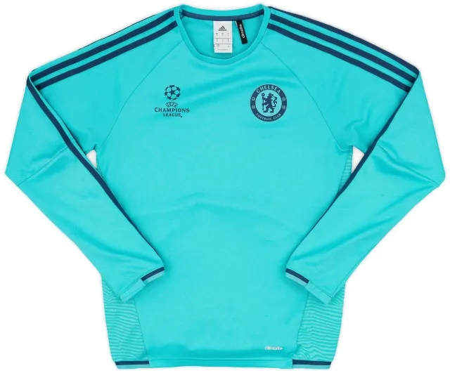 2015-16 Chelsea adidas CL Sweat Top - 7/10 - (S)