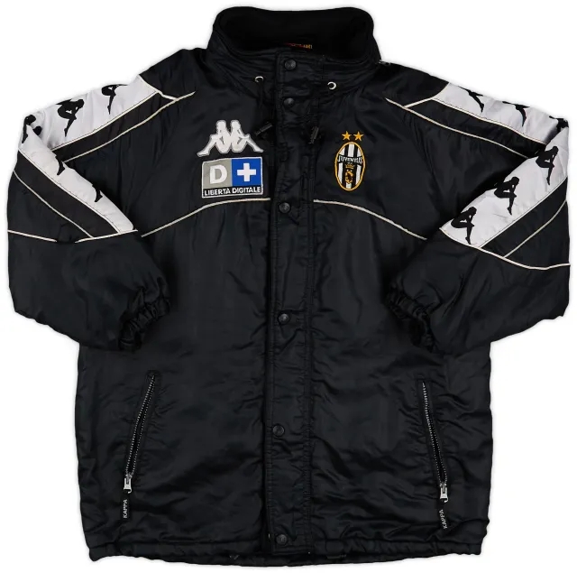 1998-99 Juventus Kappa Hooded Rain Jacket - 8/10 - (XL.Boys)