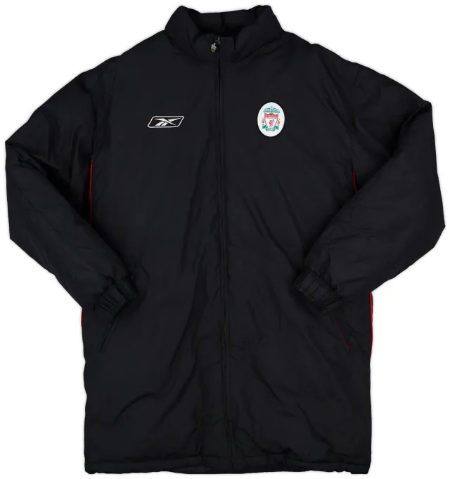 2002-04 Liverpool Reebok Padded Bench Coat - 8/10 - (L)