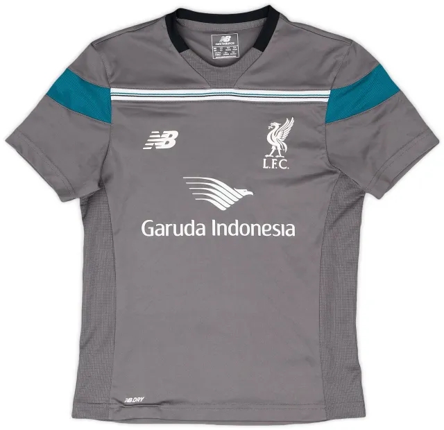 2015-16 Liverpool New Balance Training Shirt - 9/10 - (M.Boys)