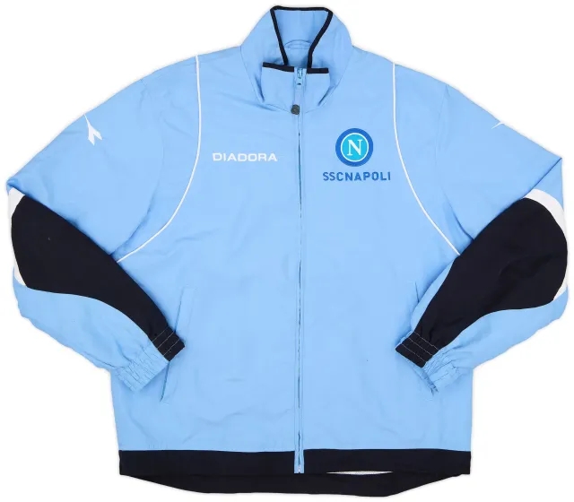 2007-08 Napoli Diadora Track Jacket - 8/10 - (S)