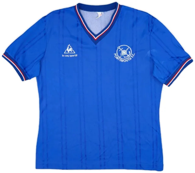 LeCoqSportif 1983-85 Portsmouth Home Shirt - 6/10 - (M)