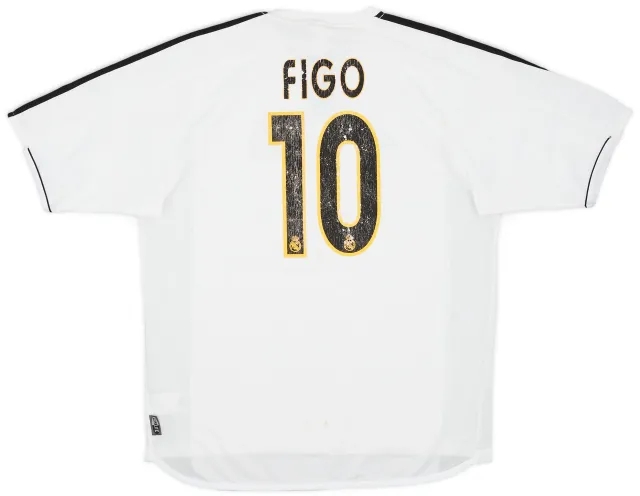 adidas 2003-04 Real Madrid Home Shirt Figo #10 - 5/10 - (M)