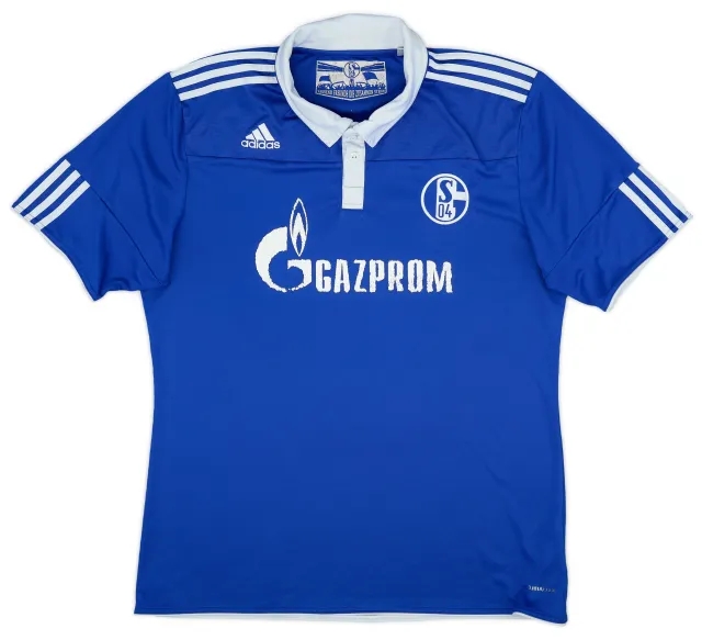 adidas 2010-12 Schalke Home Shirt - 4/10 - (XL)