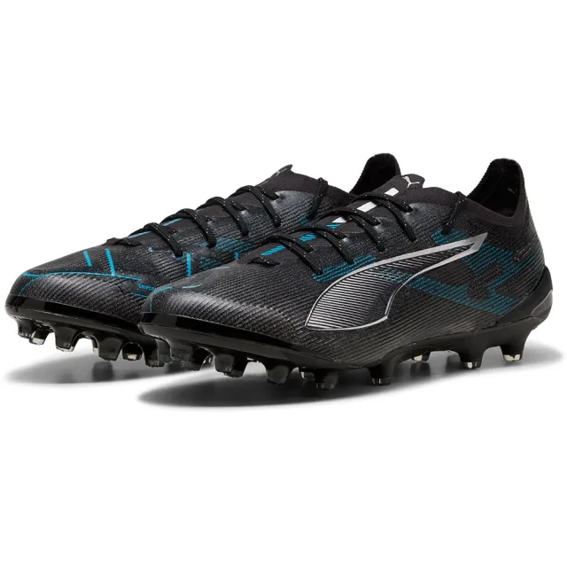 Puma Ultra 5 Ultimate Ag Eclipse - Puma Black/Puma Silver/Bright Aqua - ['Black']