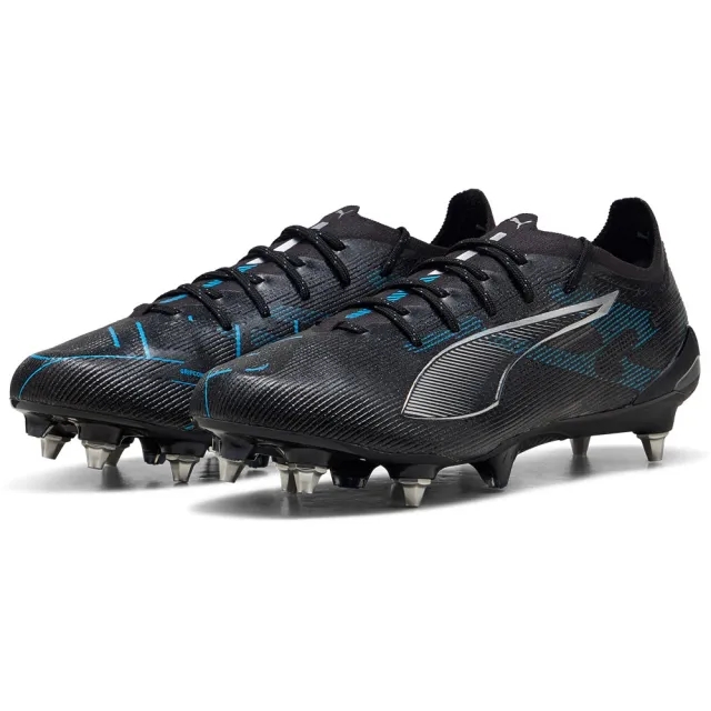 Puma Ultra 5 Ultimate Sg Eclipse - Puma Black/Puma Silver/Bright Aqua - ['Black']