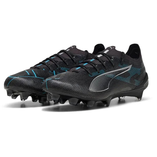 Puma Ultra 5 Ultimate Fg Eclipse - Puma Black/Puma Silver/Bright Aqua - ['Black']