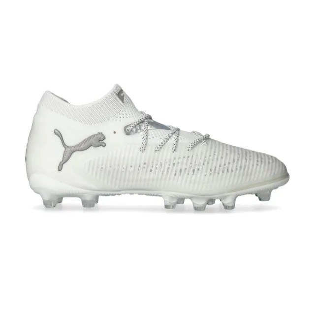 Puma Future 8 Ultimate Ag White Pack - Puma White/Matte Silver - ['White']