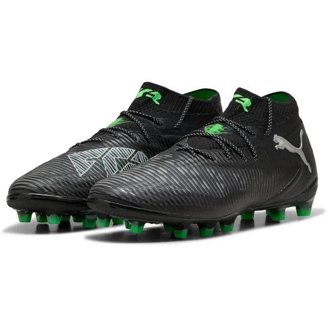 Puma Future 8 Ultimate Ag Eclipse - Puma Black/Cool Light Gray/Fluo Green - ['Black']