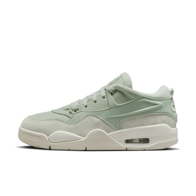 Nike Jordan Jordan 4 Retro Trainers In Green And Cream-White