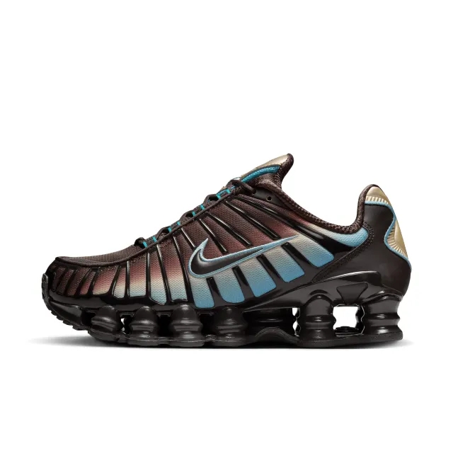 Nike Women's W Shox TL Sneaker Velvet Brown/Denim/Desert Khaki