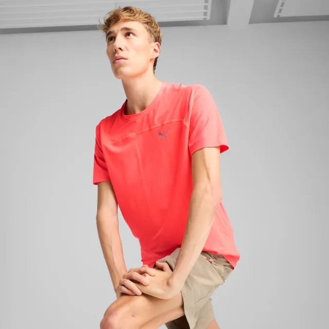 PUMA Seasons Coolcell Short Sleeve T-Shirt Men, Glowing Red