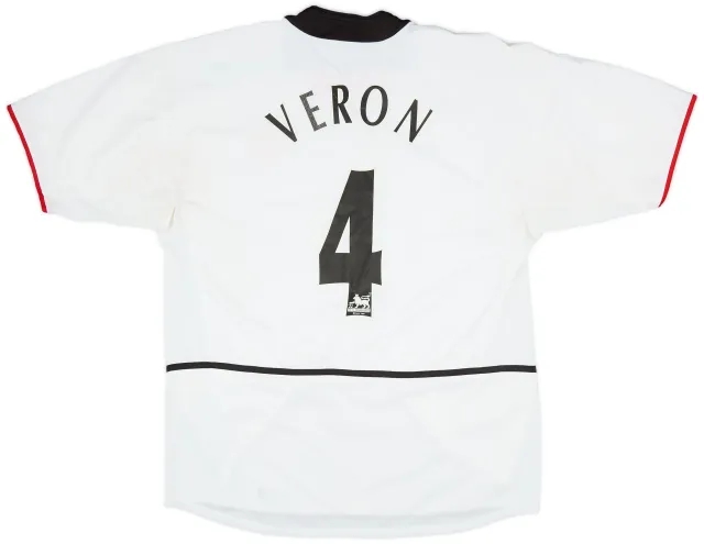 Nike 2002-03 Manchester United Away Shirt Veron #4 - 6/10 - (L)