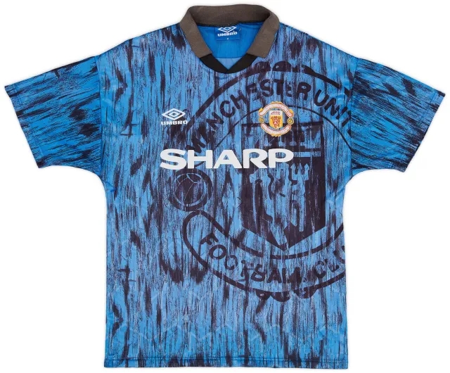 Umbro 1992-93 Manchester United Away Shirt - 6/10 - (M)