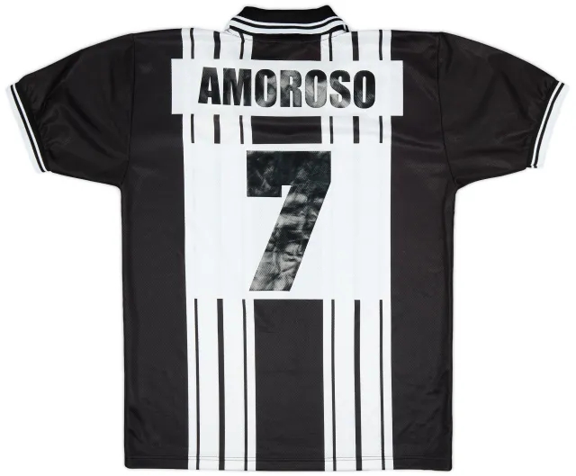 Diadora 1998-99 Udinese European Home Shirt Amoroso #7 - 6/10 - (XL)